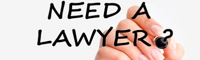 An image of a hand writing need a lawyer on transparent board
