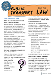 Public Transport and the Law